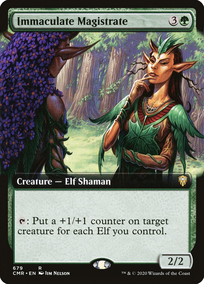 Magistrado Inmaculado (Arte Extendido) [Commander Legends]