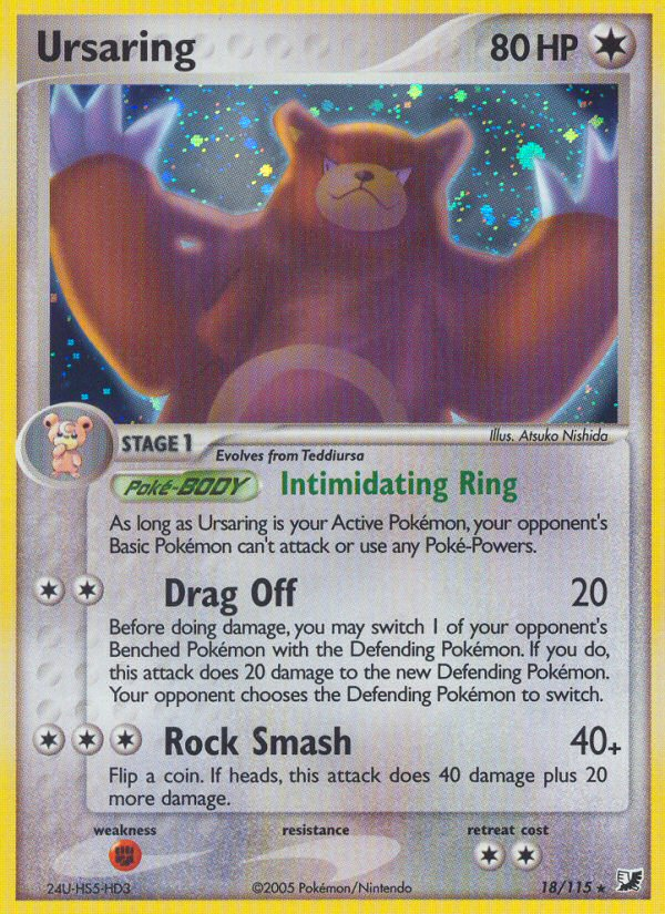 Ursaring (18/115) [EX: Forces Inconnues]