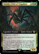 Shelob, l'Enfant d'Ungoliant (Extended Art) (Surge Foil) [Le Seigneur des Anneaux : Contes de la Terre du Milieu]