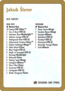 Lista de mazos de Jakub Slemr [World Championship Decks 1997]