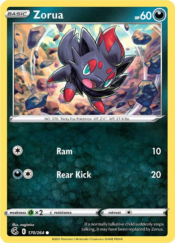 Zorua (170/264) [Espada y Escudo: Golpe Fusión]