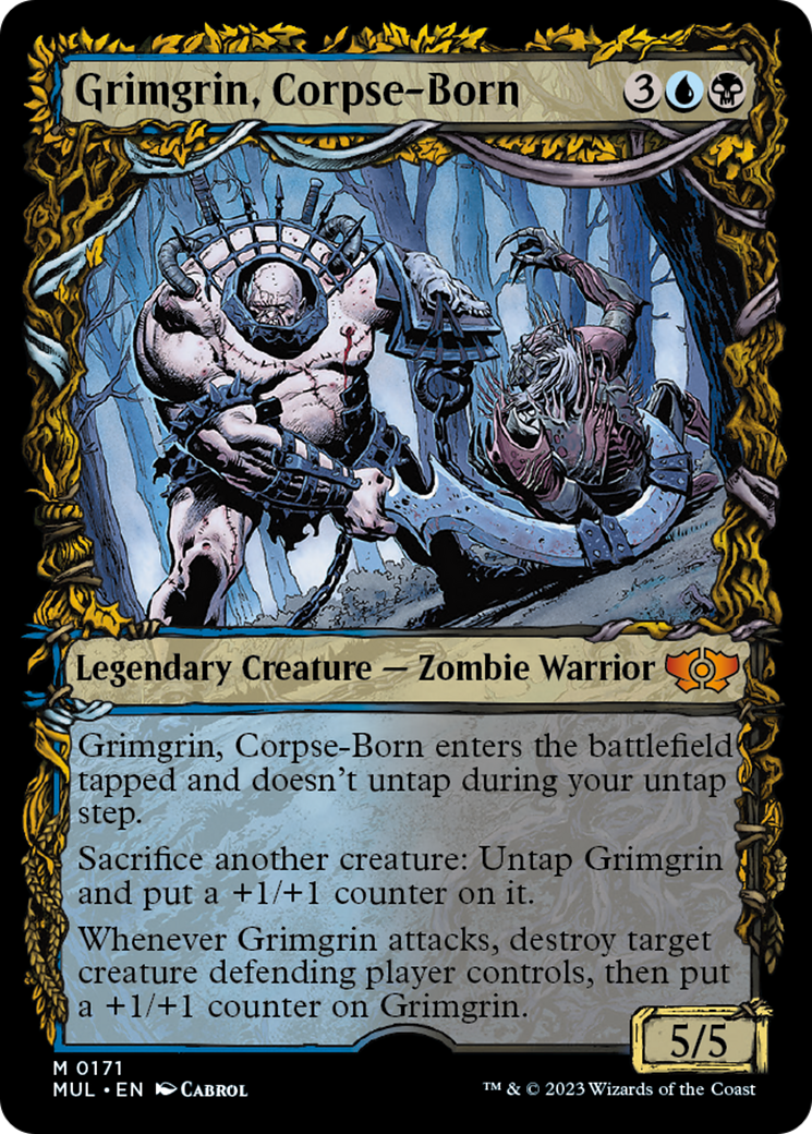 Grimgrin, Nacido de Cadáveres (Halo Foil) [Multiverse Legends]