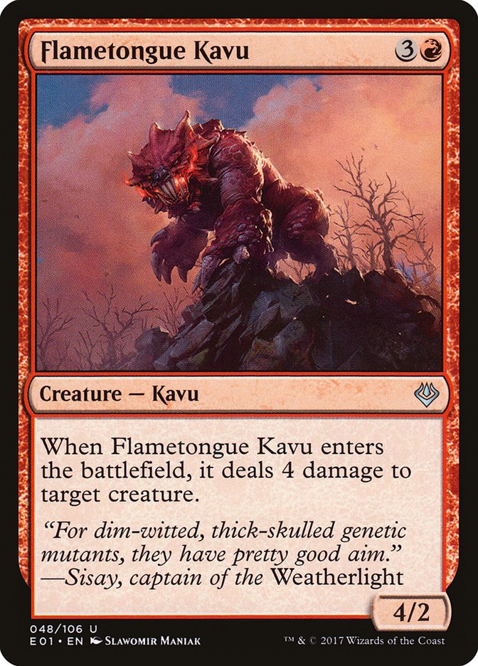 Kavu Gueuleflamme [Duel Decks: Jace vs. Vraska]