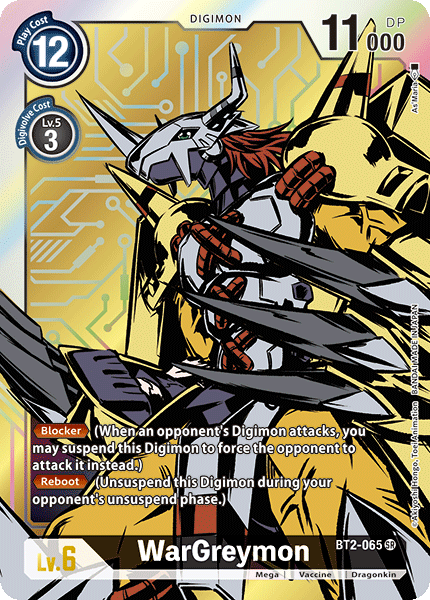 WarGreymon [BT2-065] (Arte Alternativo) [Lanzamiento Especial Booster Ver.1.0]