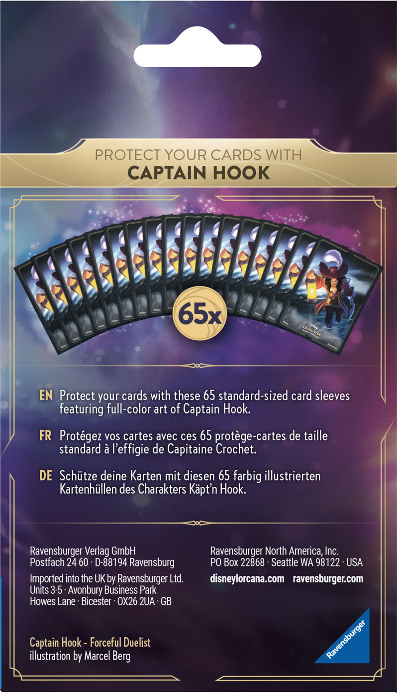 Protectores de cartas (Capitán Garfio / Paquete de 65)