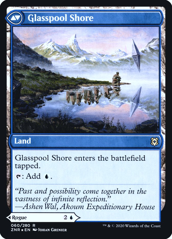 Copie-verre // Rivage de Verre [Zendikar Rising Prerelease Promos]