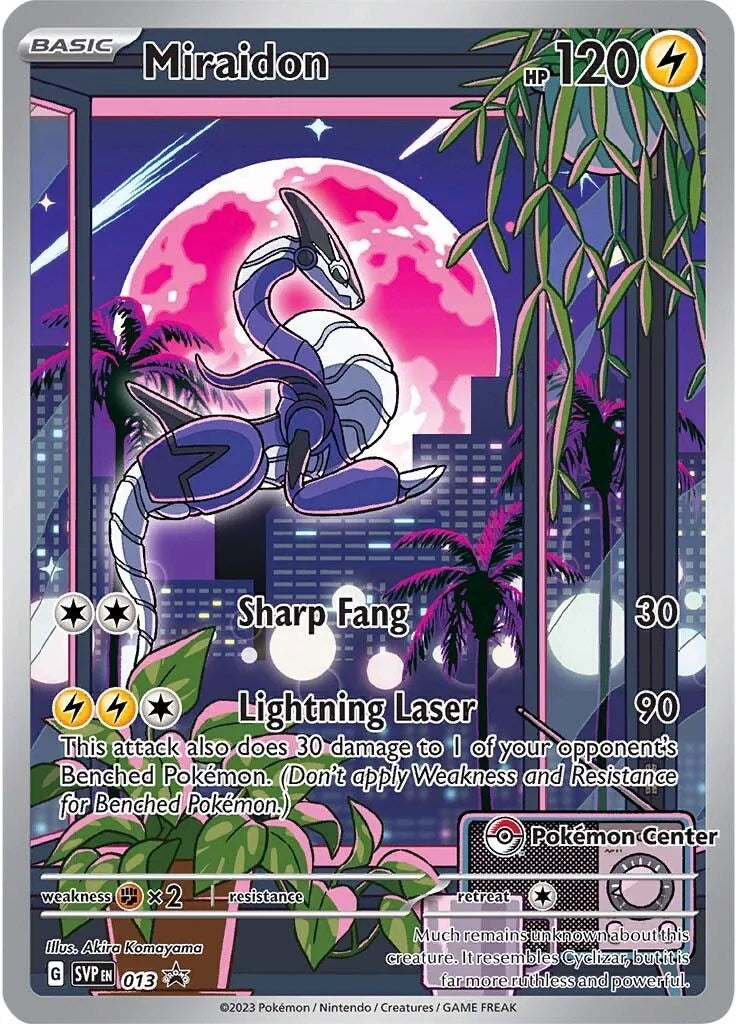Miraidon (013) (Exclusivo de Pokémon Center) [Escarlata y Púrpura: Promociones Black Star]