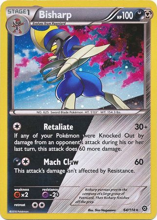 Pawniard (64/114) (Holo Cosmos) [XY: Cerco de Vapor]