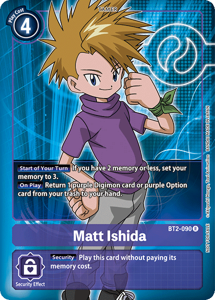 Matt Ishida [BT2-090] (Buy-A-Box Promo) [Promociones del Booster Especial Ver.1.0 de lanzamiento]