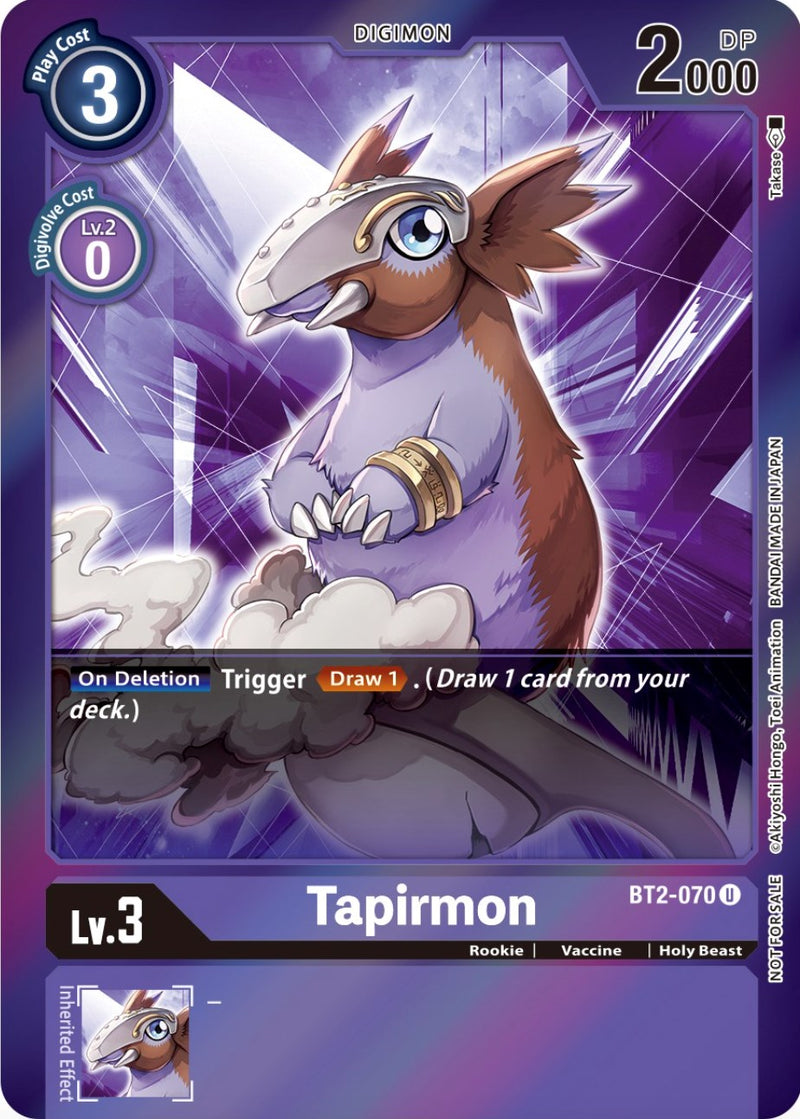Tapirmon [BT2-070] (Event Pack 4) [Promoción Especial de Lanzamiento del Booster]