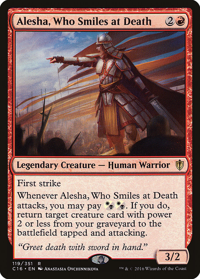Alesha, Qui Sourit à la Mort [Commander 2016]