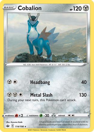 Cobalion (114/198) (Exclusiva de Baraja Temática) [Espada y Escudo: Reinado Hielo]