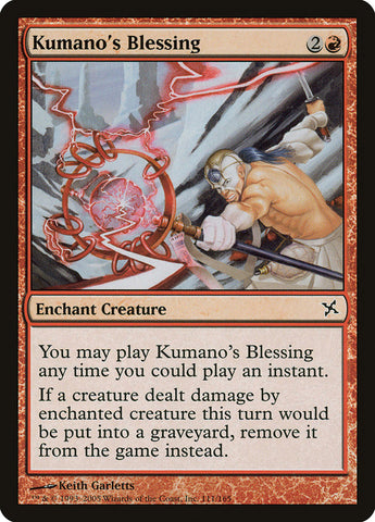 Bendición de Kumano [Traidores de Kamigawa]