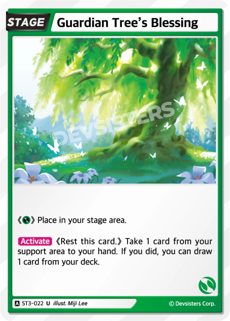 Image for Guardian Tree's Blessing (ST3-022) (ST3) - CookieRun: Braverse TCG