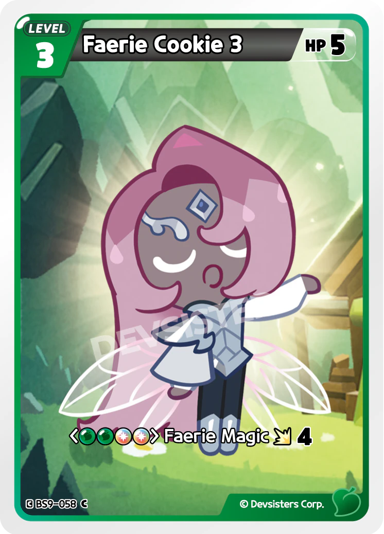 Image for Faerie Cookie 3 (BS9-058) (BS9) - CookieRun: Braverse TCG