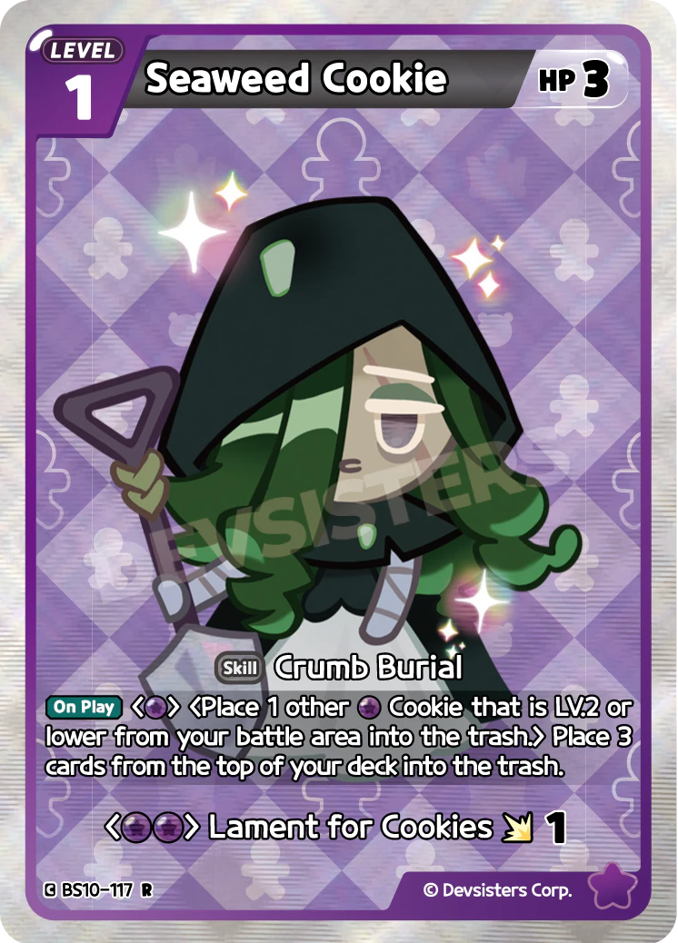 Image for Seaweed Cookie (BS10-117) (BS10) - CookieRun: Braverse TCG