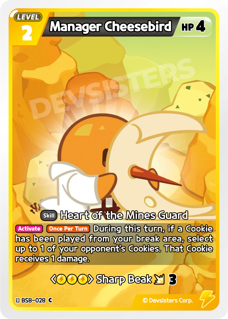 Image for Manager Cheesebird (BS8-028) (BS8) - CookieRun: Braverse TCG