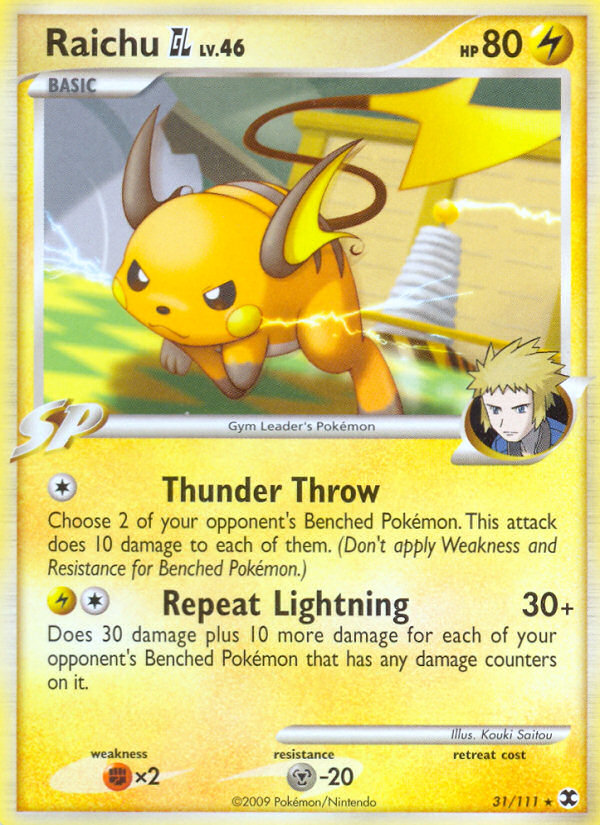 Raichu GL (31/111) [Platino: Duelos Trascendentales]