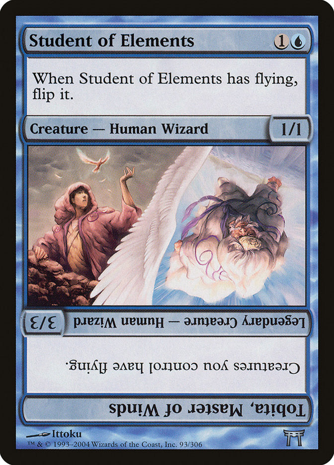 Étudiant des Éléments // Tobita, Maître des Vents [Champions de Kamigawa]