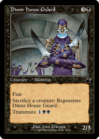 Guardia de la Casa Dimir (Marco retro) [Ravnica Remastered]