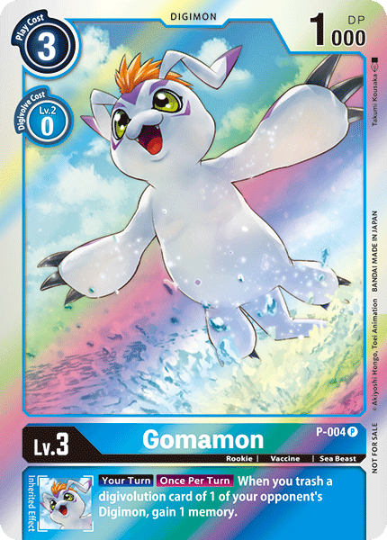 Gomamon [P-004] [Cartas promocionales]
