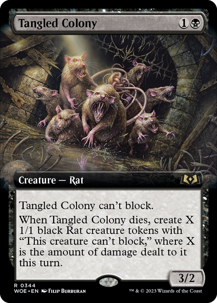 Colonie emmêlée (Extended Art) [Les friches d'Eldraine]