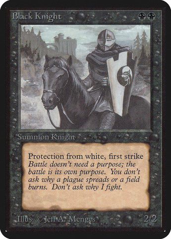 Caballero Negro [Edición Alfa]