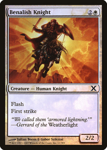 Caballero benalita (Premium Foil) [Décima Edición]