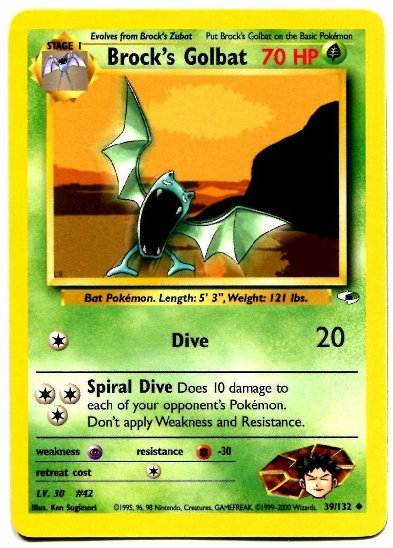 Le Golbat de Pierre (39/132) [Gym Heroes Unlimited]