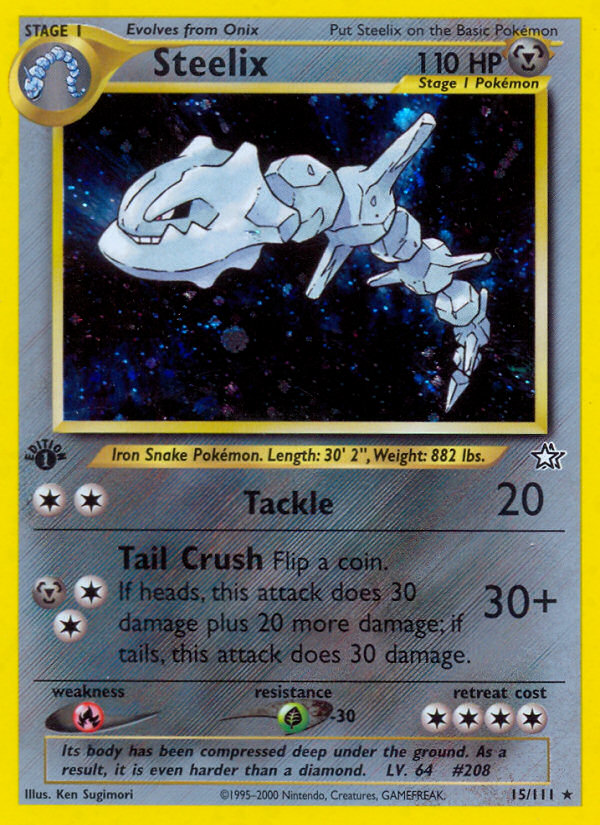 Steelix (15/111) [Neo Génesis 1.ª Edición]