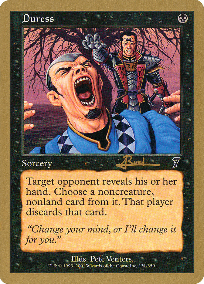 Contrainte (Antoine Ruel) [Decks des Championnats du Monde 2001]