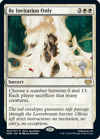 Solo con invitación (Paquete promocional) [Innistrad: Voto Carmesí Promos]