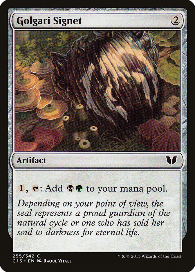 Cachet Golgari [Commander 2015]