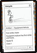 Monocycle (Édition 2021) [Cartes de test de boosters mystères]