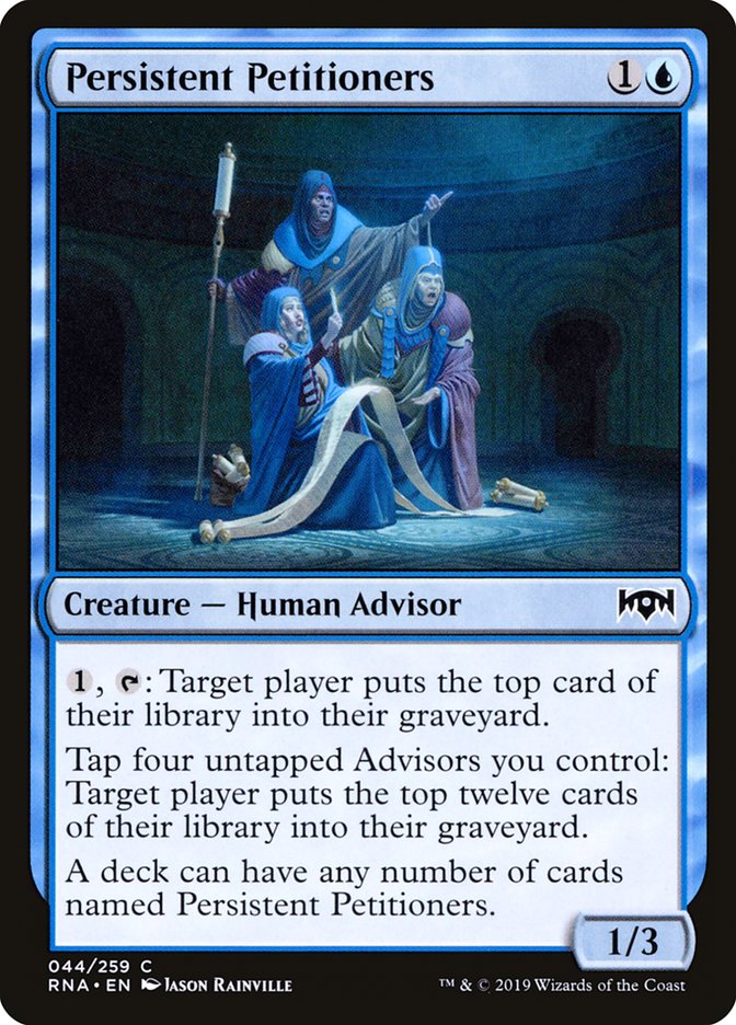 Pétitionnaires tenaces [Allégeance de Ravnica]