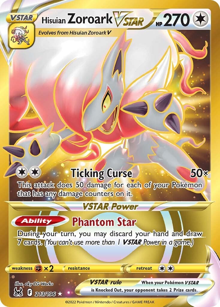 Zoroark de Hisui V-ASTRO (213/196) [Espada y Escudo: Origen Perdido]