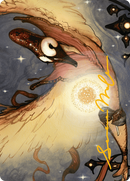 Carte d'art Cygne du salut (signature estampillée or) [Série d'art de Bloomburrow]