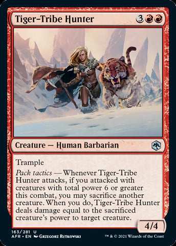 Cazador de la tribu del tigre [Magic: The Gathering - Aventuras en los Reinos Olvidados]