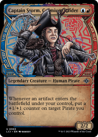 Capitaine Tempête, pillarde de cosmium (Présentation) [Les Cavernes de Ixalan]