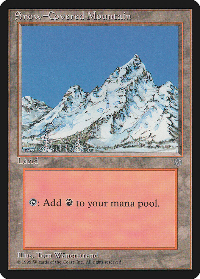 Montagne enneigée [Ère glaciaire]