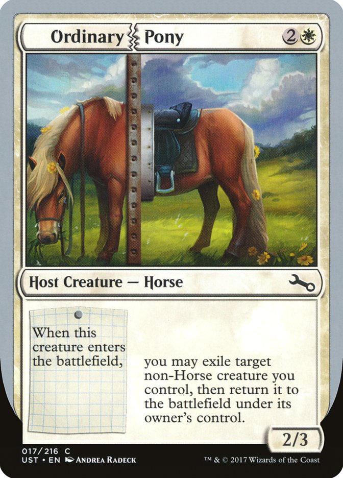 Poney ordinaire [Instable]