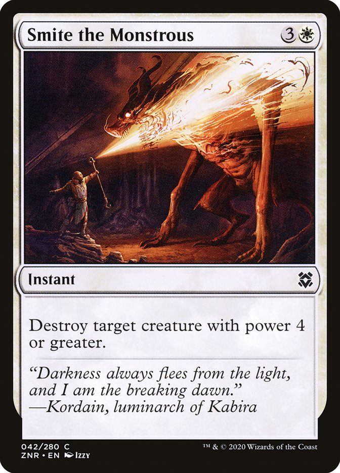 Foudroye la monstruosité [Zendikar Rising]