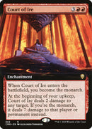 Cour de l'ire (Illustration étendue) [Commander Legends]