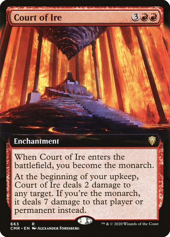 Corte de la Ira (Arte Extendido) [Commander Legends]