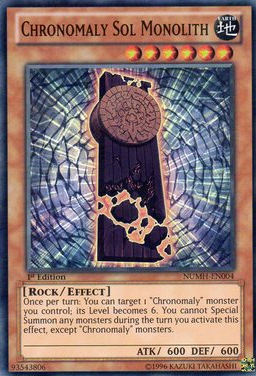 Chronomalie Sol Monolithe [NUMH-FR004] Super Rare