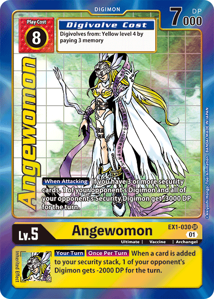 Angewomon [EX1-030] (Arte alternativo) [Colección Clásica]