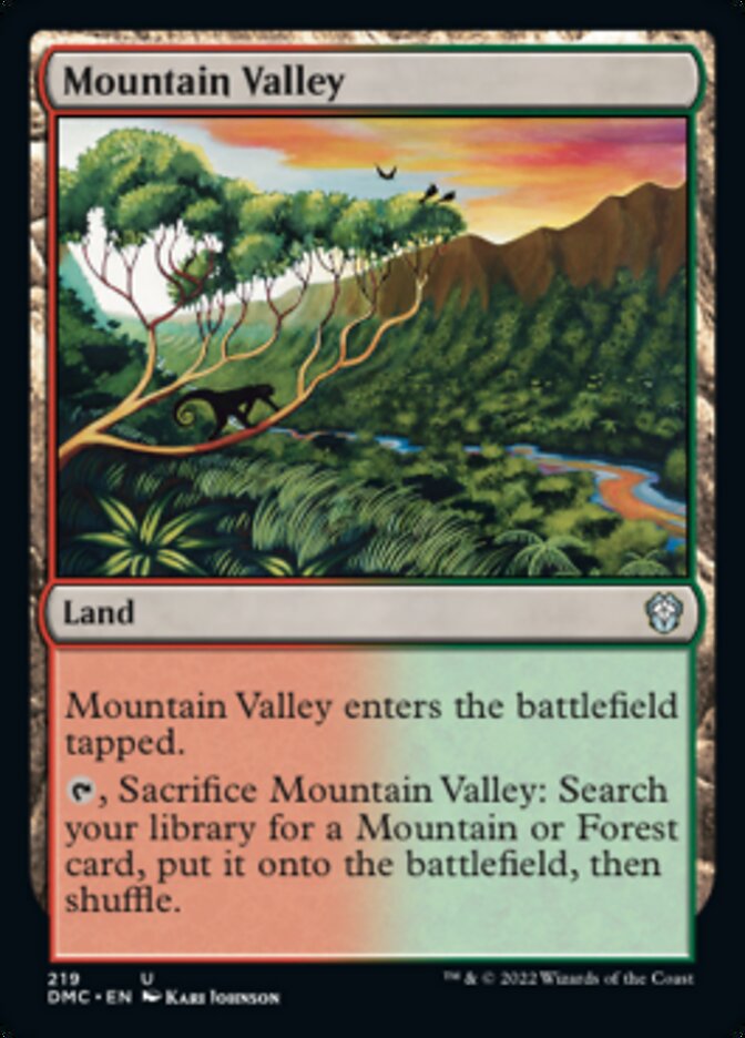 Vallée montagnarde [Commandant de Dominaria uni]