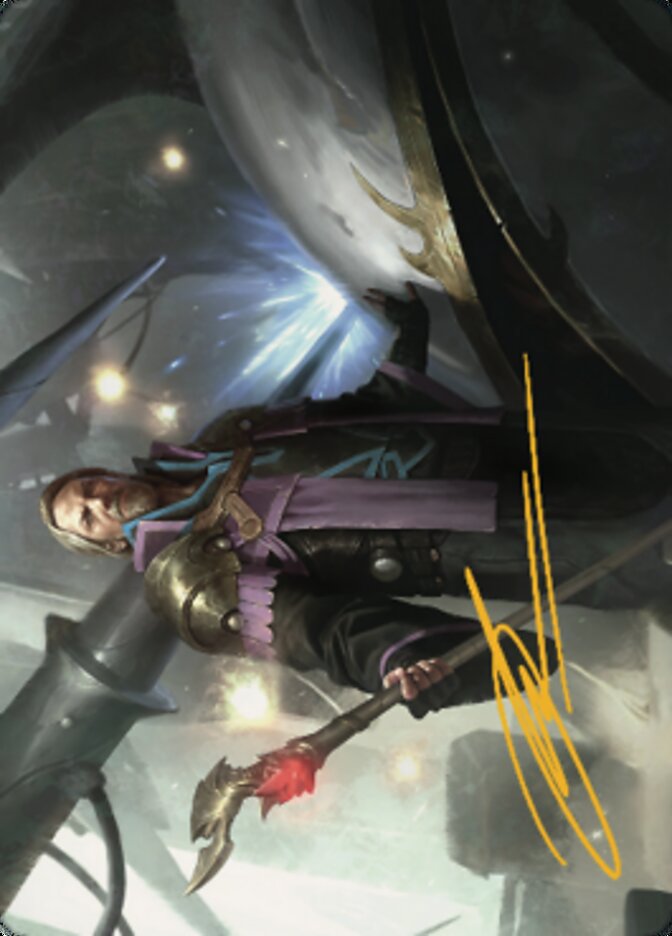 Urza, Prince de Kroog Carte d'art (Signature estampillée or) [Série d'art The Brothers' War]