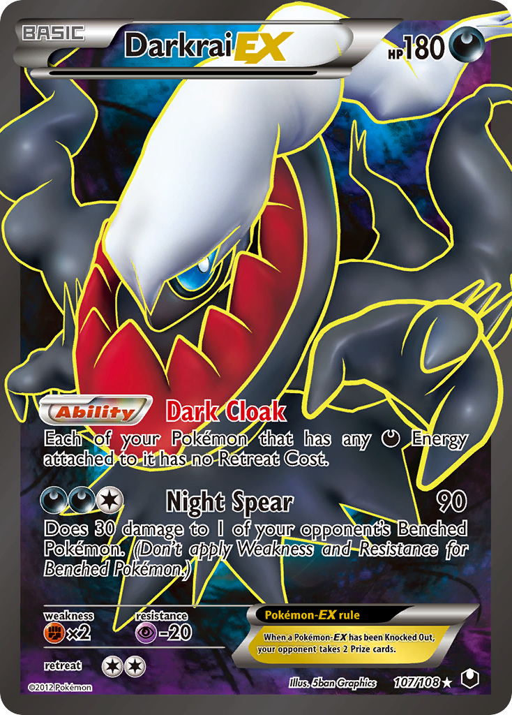 Darkrai EX (107/108) [Negro y Blanco: Exploradores Oscuros]