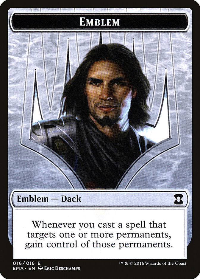 Emblème de Dack Fayden [Jetons Masters Éternels]